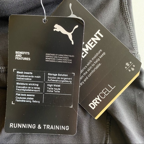 PUMA Gold Metal Splash Eclipse High Rise Leggings - Picture 7 of 11